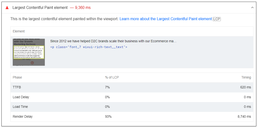 Causes of Poor LCP on BigCommerce